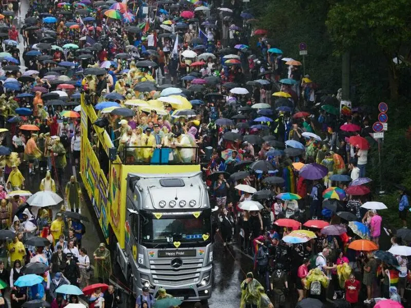 46. Berlin Pride Umzug zum Christopher Street Day