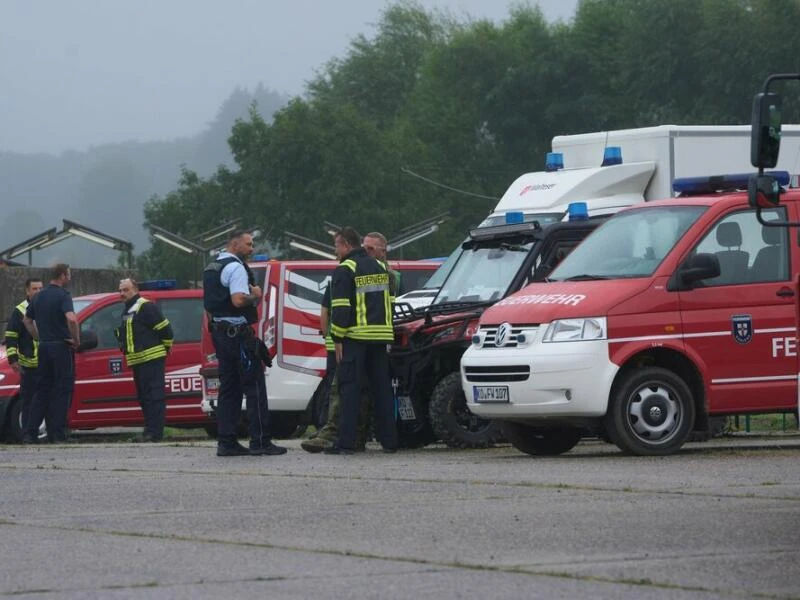 Sprengung einer 250 kg-Bombe in Koblenz