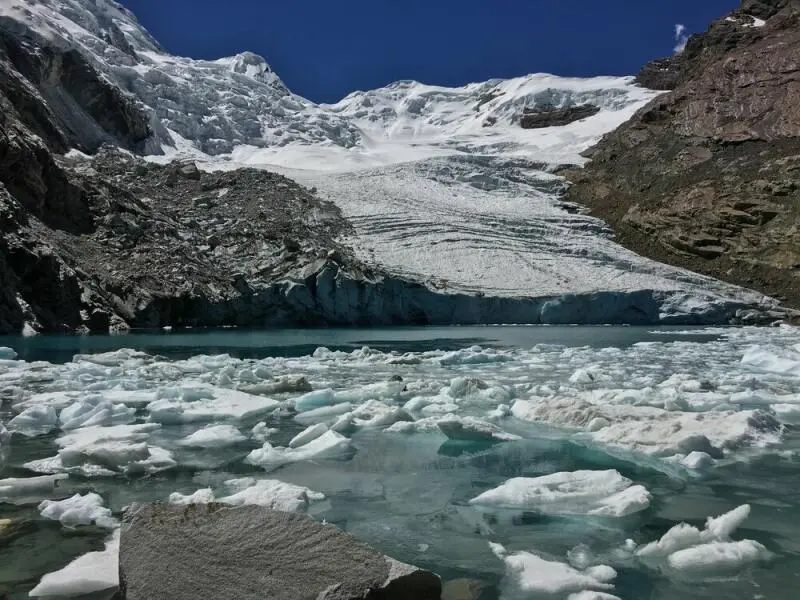 Schmelzende Anden-Gletscher