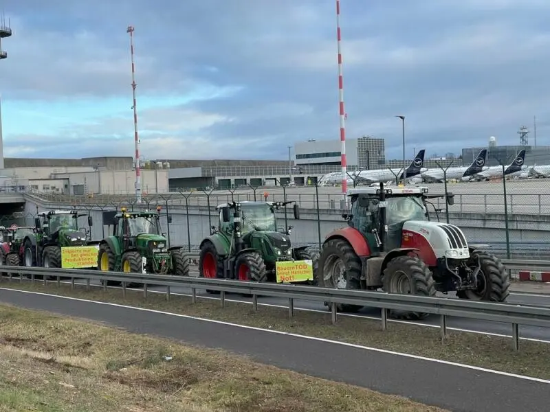 Bauernproteste -  Frankfurt
