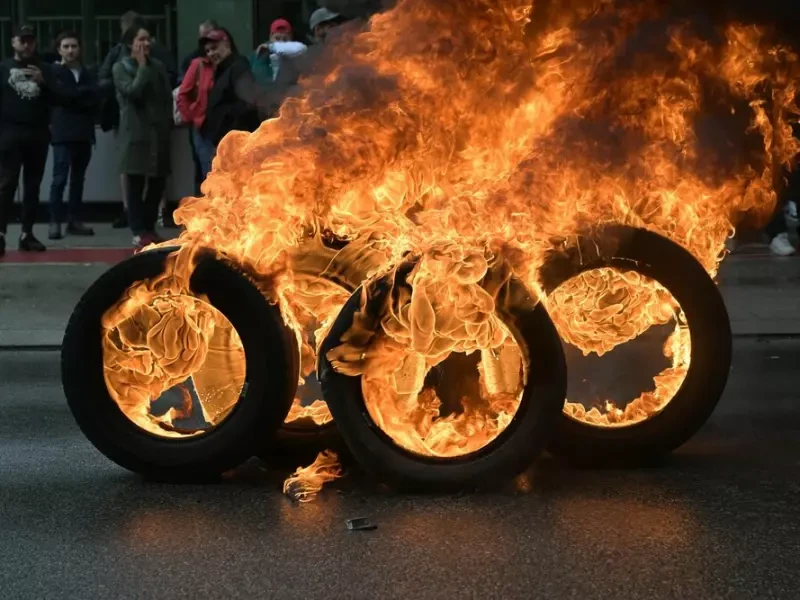 Proteste am Audi-Werk in Brüssel