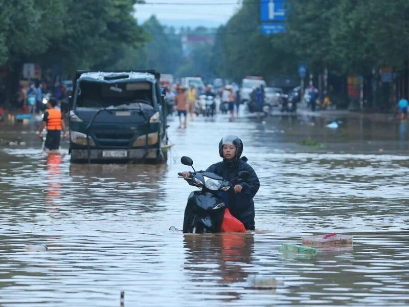 Taifun «Yagi» in Vietnam