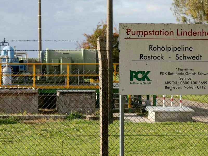 Pumpstation an Ölleitung der PCK Schwedt