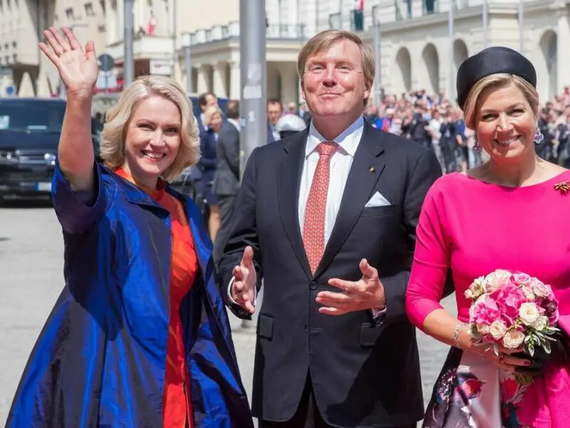 Niederländisches Königspaar in Schwerin