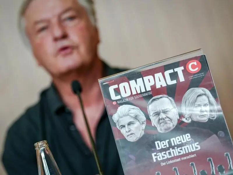 Aufhebung des Verbots der Zeitschrift «Compact»