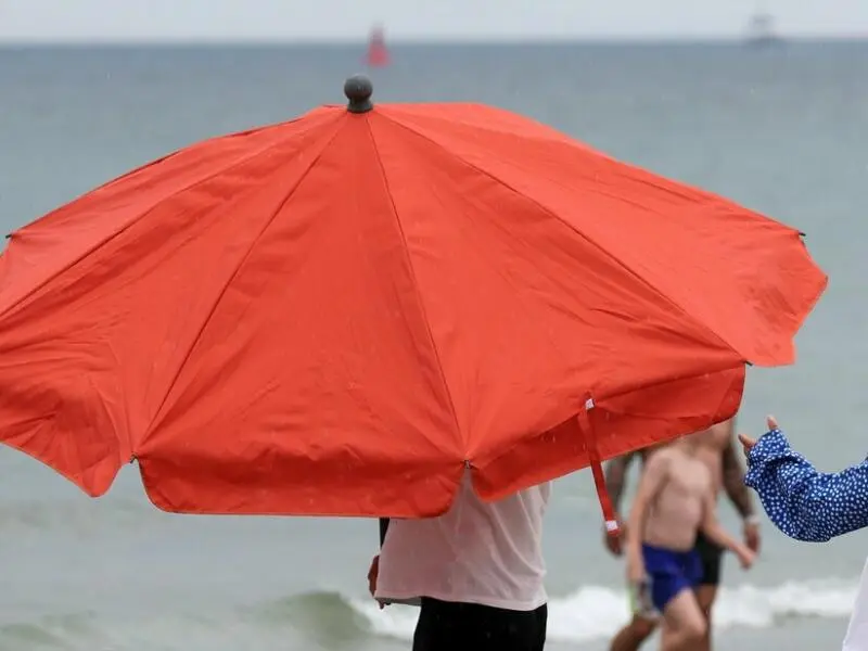 Regenwetter an der Ostsee