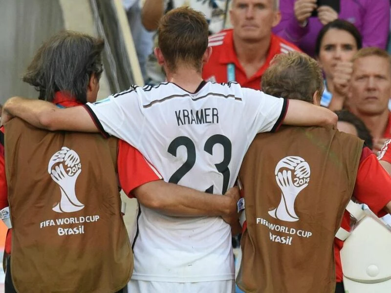 Christoph Kramer im WM-Finale nach einer Gehirnerschütterung