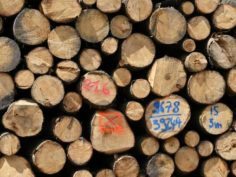 Holzernte im Thüringer Wald