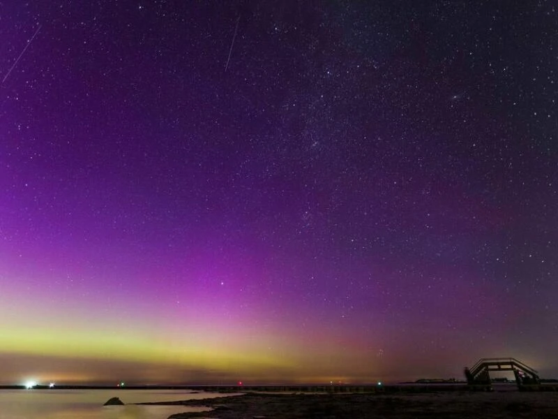 Perseiden und Polarlichter an der Ostsee