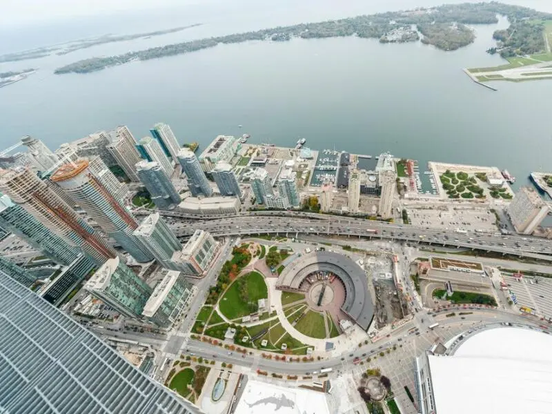 Aussicht vom CN Tower, Toronto