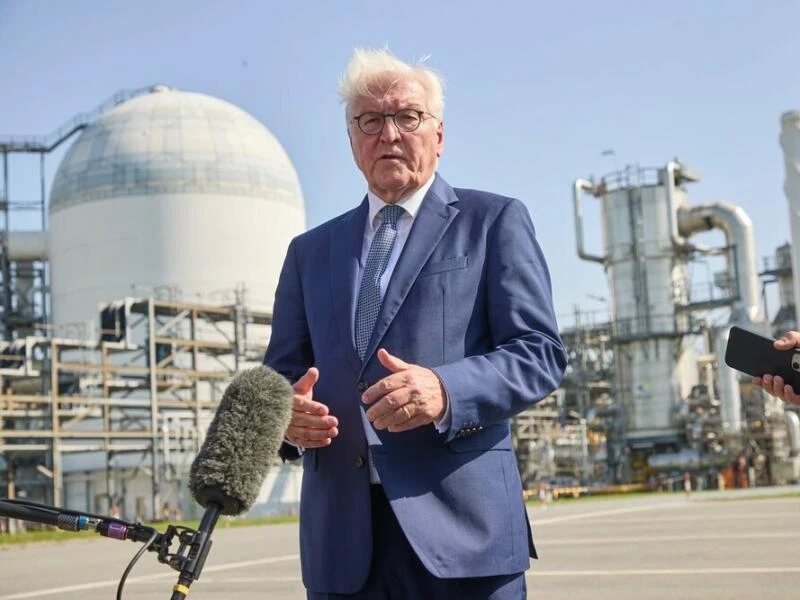 Bundespräsident Steinmeier in Stade