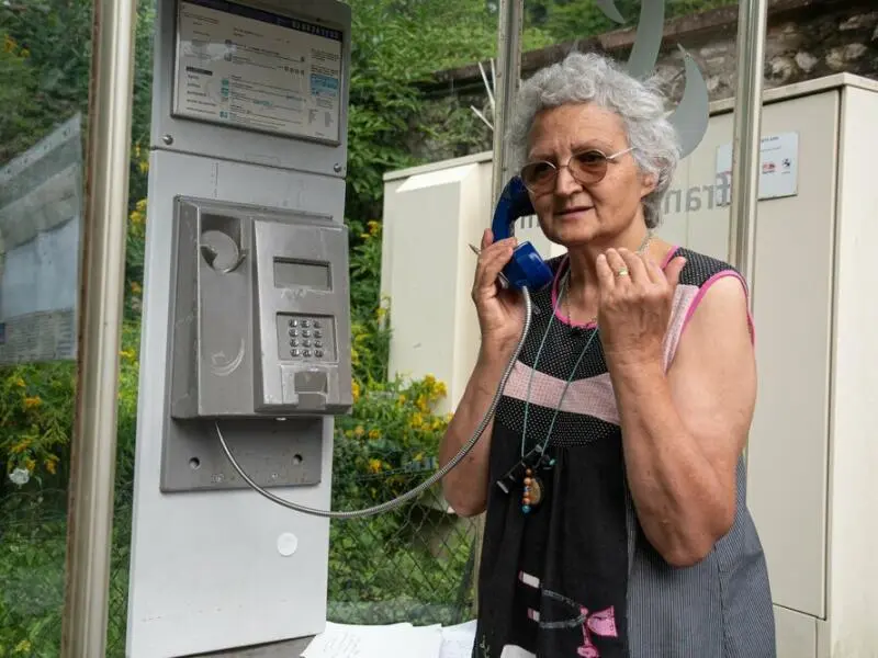 Telefonzelle in Frankreich