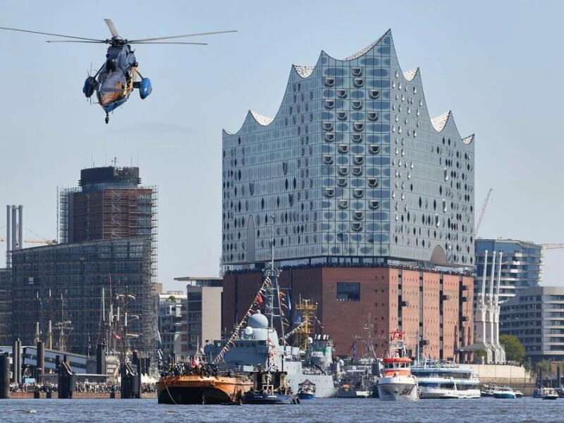 Bundeswehrübung im Hafen