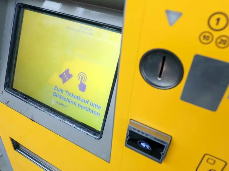 Ticketautomat in Leipzig