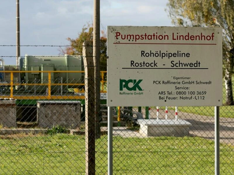 Pumpstation an Ölleitung der PCK Schwedt