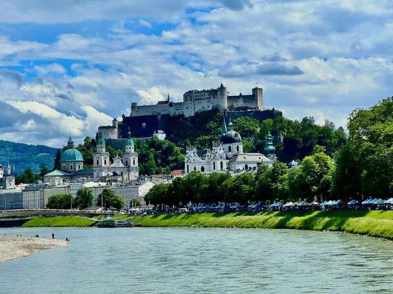 Salzburg mit Festung Hohensalzburg