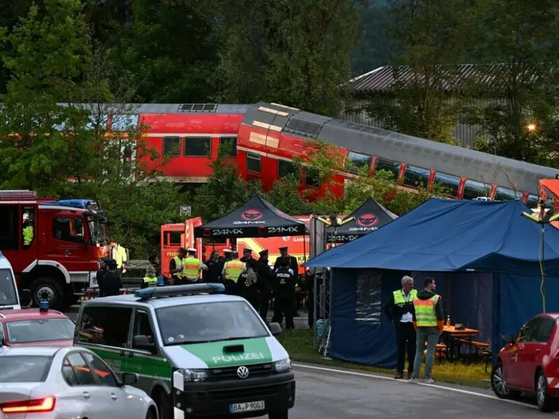 Tote bei Zugunglück in Oberbayern