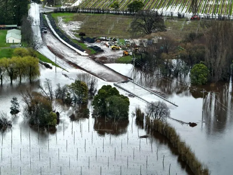 Australien Unwetter - Tasmanien