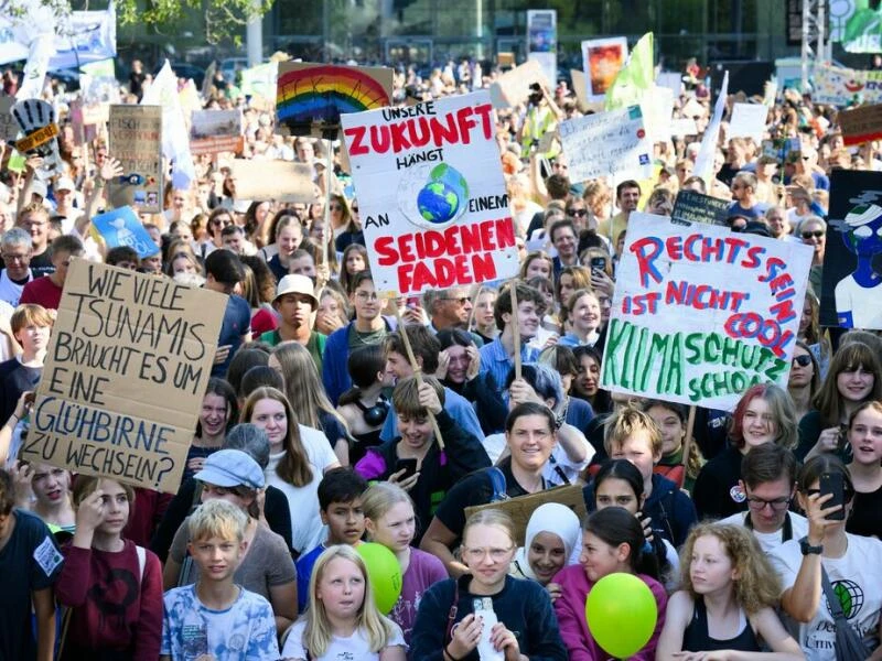 Aufruf zum Klimastreik von Fridays for Future