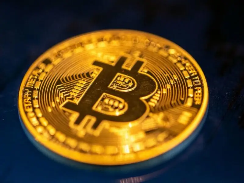 Bitcoin-Münze