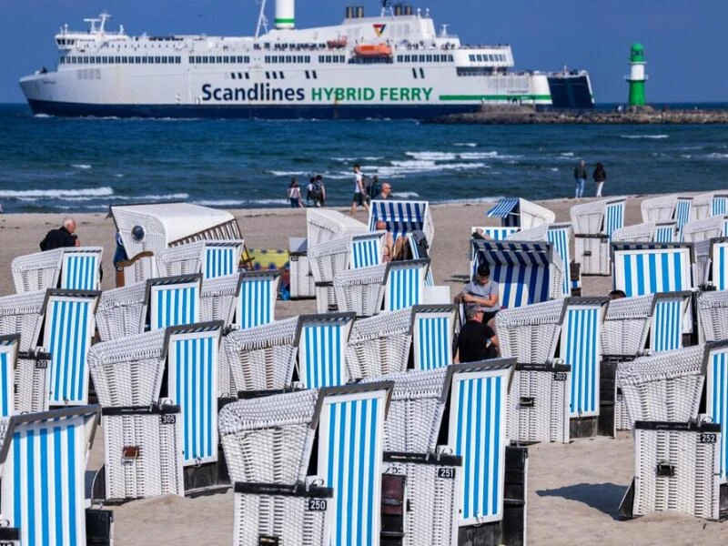 Sonnenwetter an der Ostseeküste