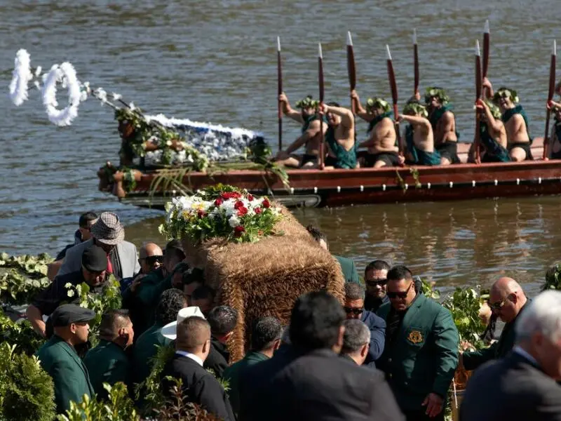 Beisetzung Maori-König Tuheitia Pootatau Te Wherowhero