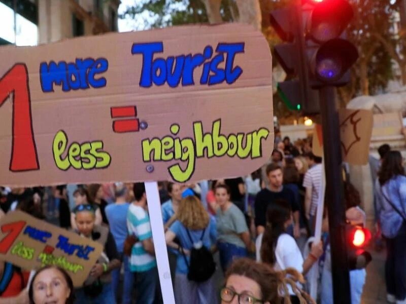 Demonstration auf Mallorca