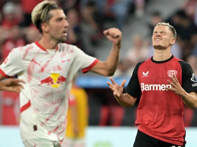 Kevin Kampl (l) und Florian Wirtz