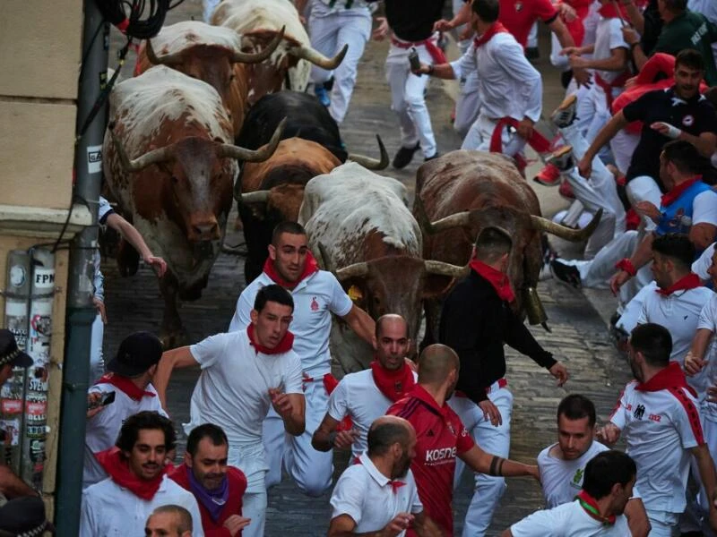 Sanfermín-Fest in Pamplona