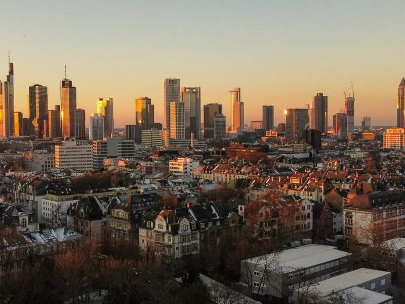 Banken-Skyline in Frankfurt