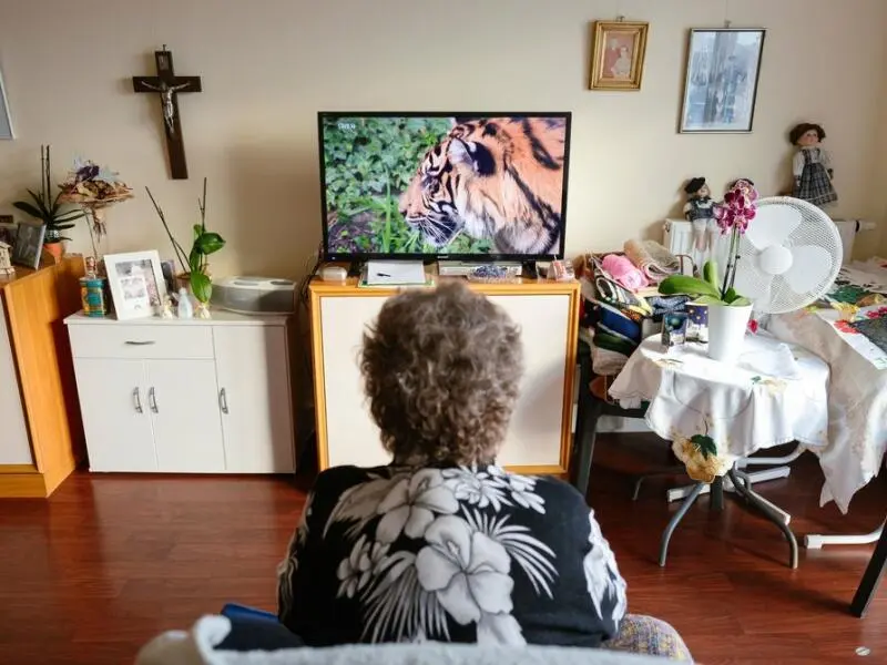 TV im Seniorenheims