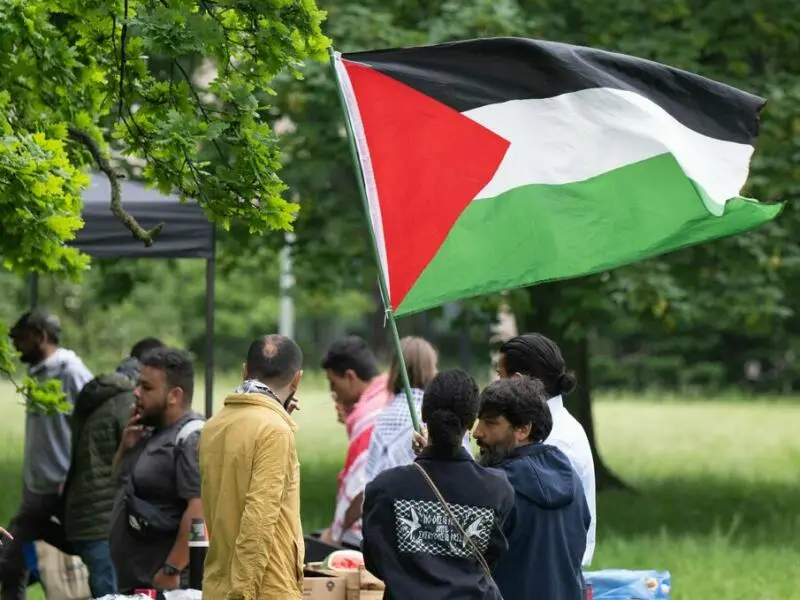 Propalästinensisches Camp an Goethe-Uni