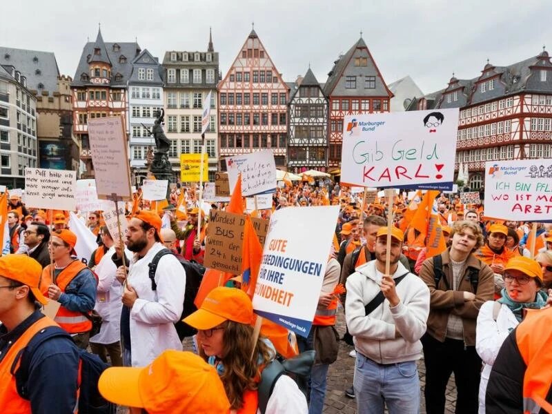 Warnstreik von Ärztinnen und Ärzte