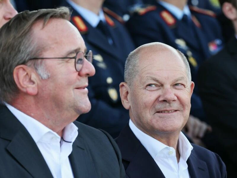 Boris Pistorius und Olaf Scholz