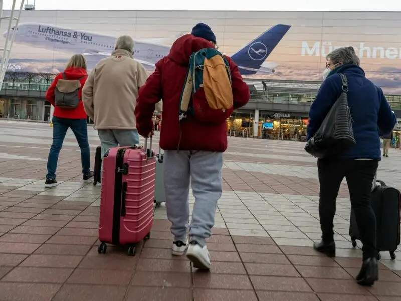 Osterreiseverkehr am Flughafen München