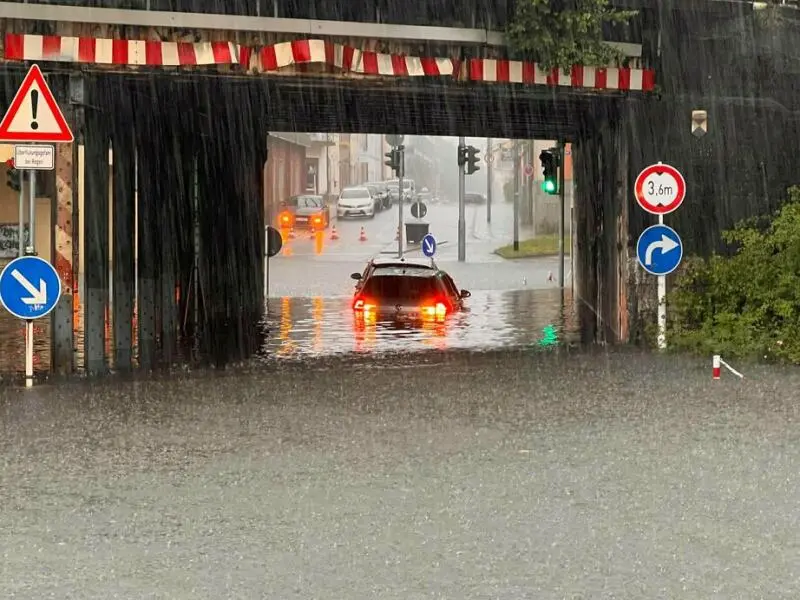 Unwetter - Oberfranken