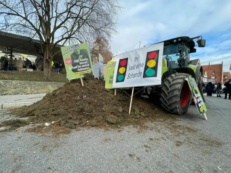 Politischer Aschermittwoch - Grüne - Bauernproteste