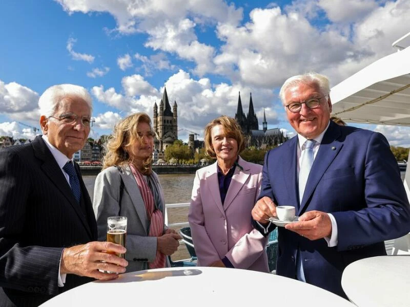 Italiens Präsident Mattarella in Deutschland - Köln