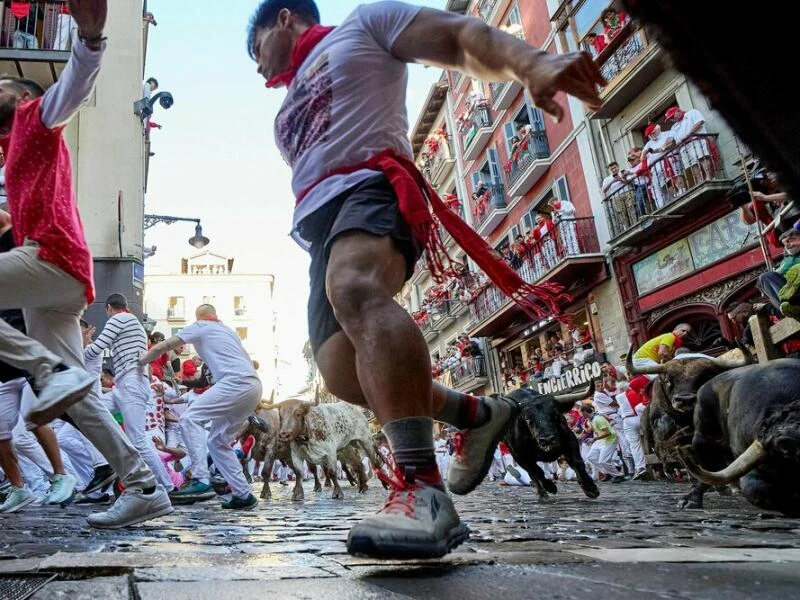 Sanfermín-Fest in Pamplona