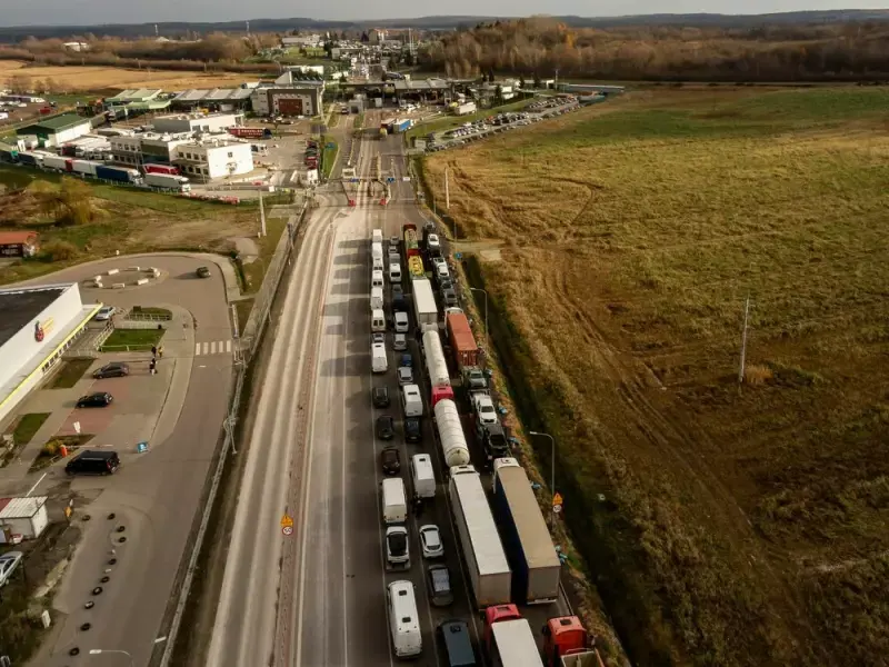 Blockaden an Polens Grenzübergängen zur Ukraine