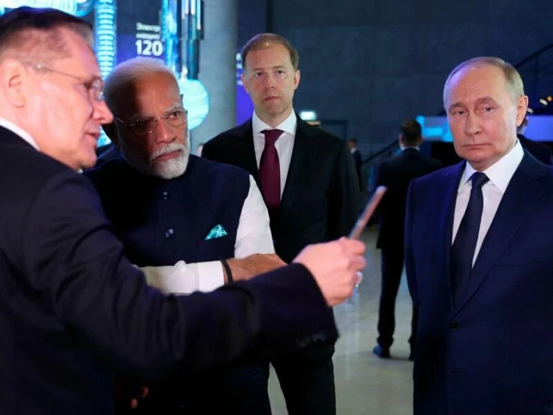 Indiens Premierminister Modi in Moskau