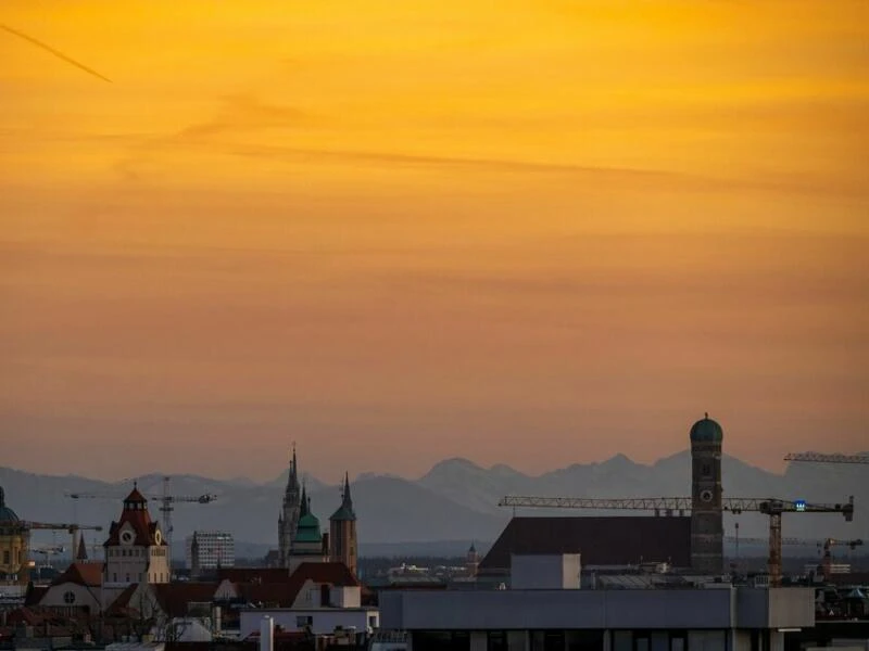 Abendstimmung über München