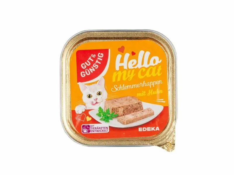 «Gut & Günstig Hello my cat Schlemmerhappen mit Huhn»