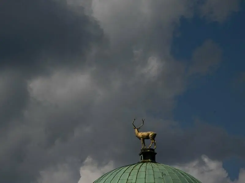 Regenwolken über Stuttgart