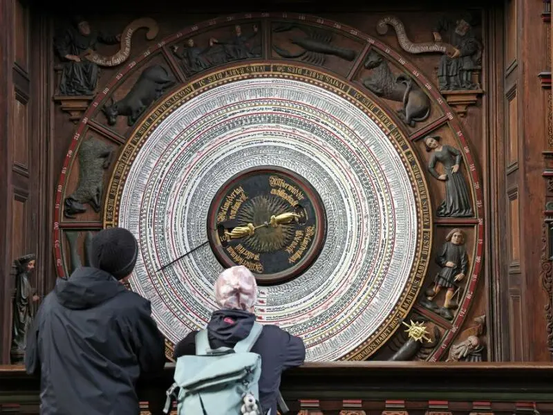 Astronomische Uhr in der Marienkirche in Rostock