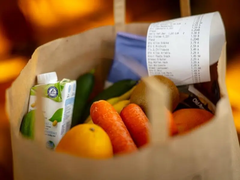 Inflation - Lebensmittel-Einkauf