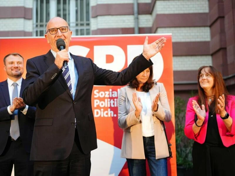 Landtagswahl in Brandenburg - Wahlparty SPD