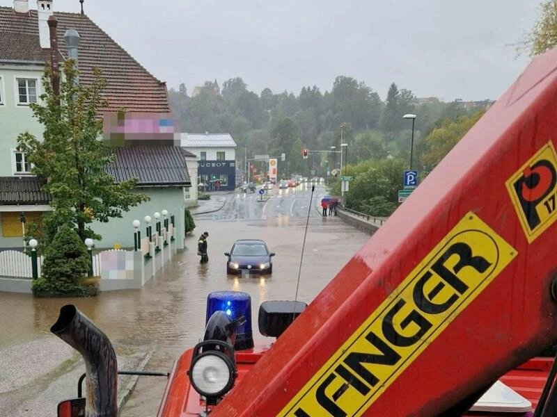 Hochwasser in Österreich