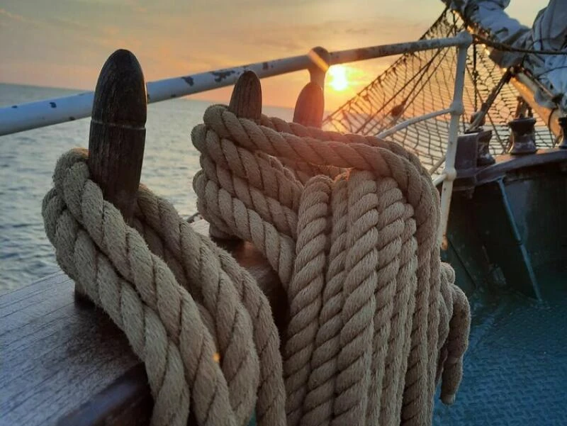 Sonnenaufgang an Bord der «Großherzogin Elisabeth»