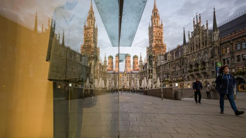 Blick auf den Marienplatz